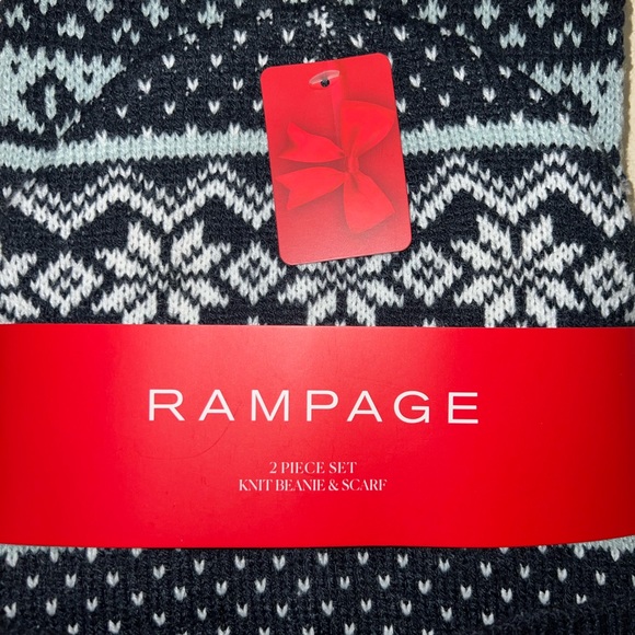 Rampage Knit Beanie & Scarf Set - 2 pieces - Picture 2 of 6